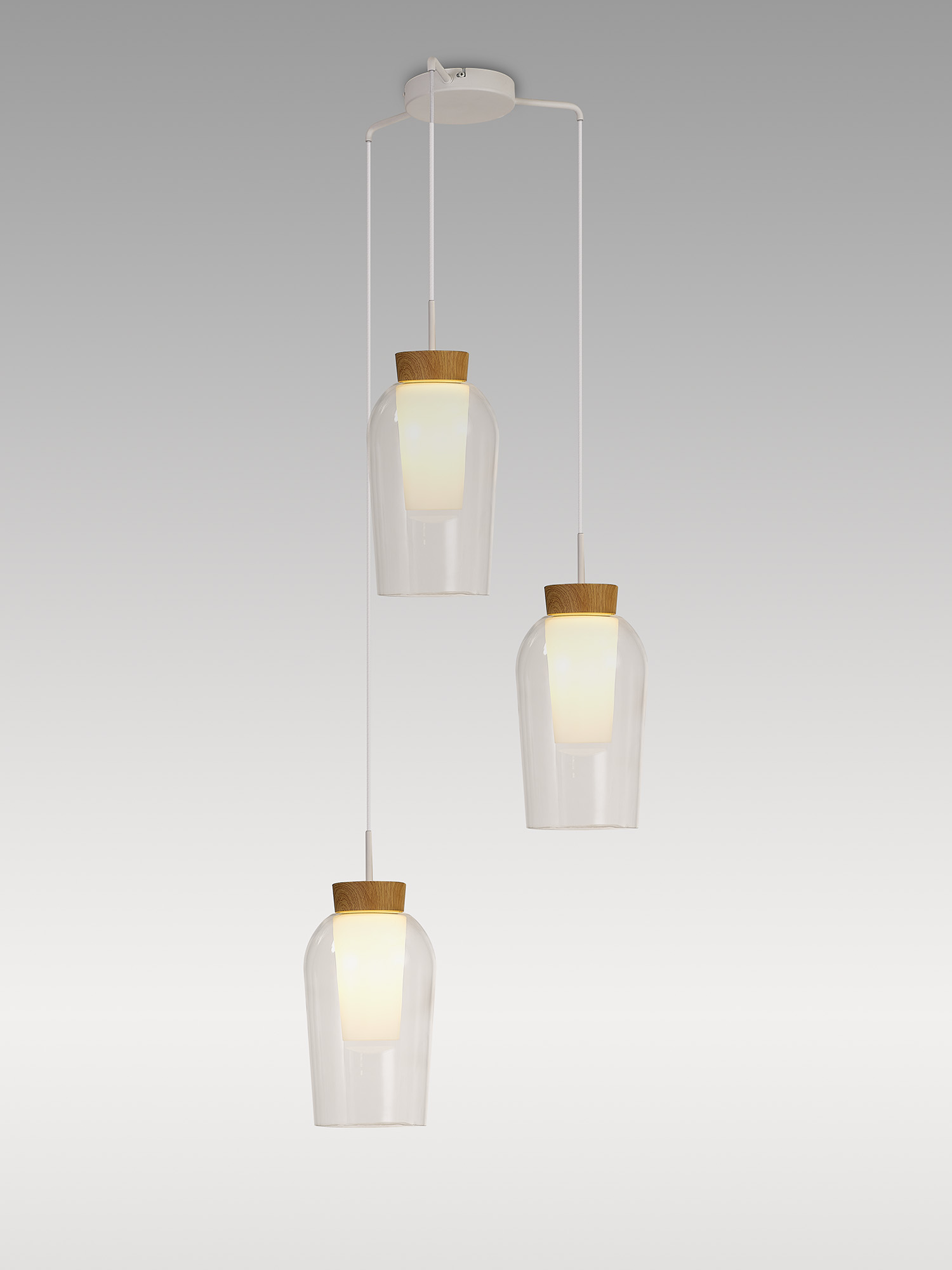 Nora White Ceiling Lights Mantra Multiple Pendant